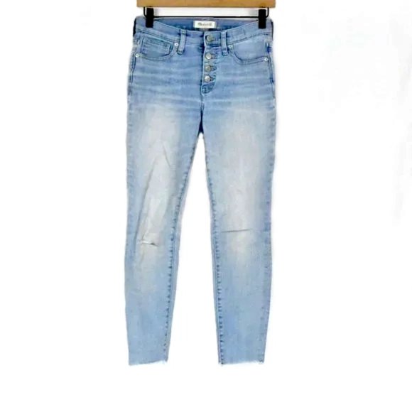 Madewell Denim - Madewell 9" High-Rise Skinny Crop Jeans Size 25